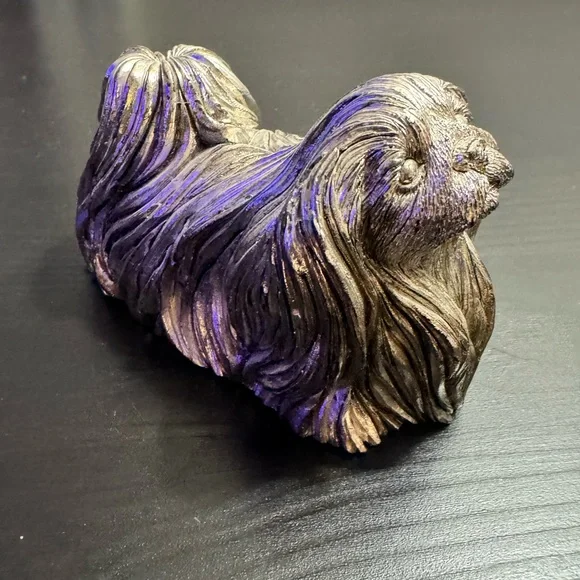 Pewter Pekingese figurine‎ - Picture 2 of 5